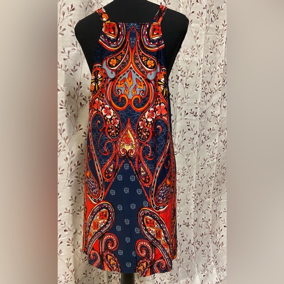 Venus - Women’s Paisley Printed Mini Dress (NWT) - Picture 2 of 11